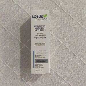 *NIB* LOTUS AROMA Anti-Wrinkle Youth Night Serum